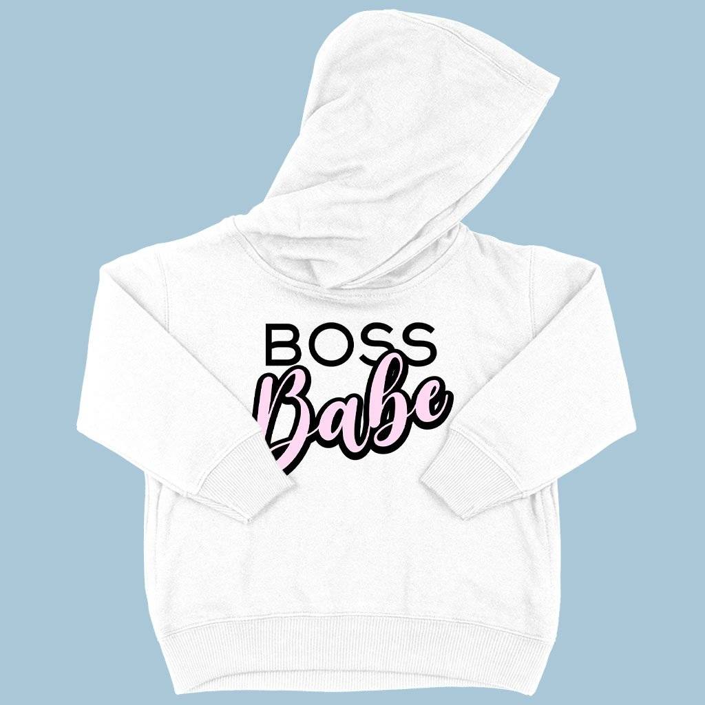 61677-bb98b2.jpeg Toddler Boss Babe Graphic Hoodie Kids & Baby Toddler Clothing Color : Black|White|Pink