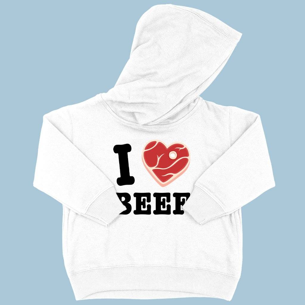 61683-29c3e9.jpeg Toddler I Love Beef Hoodie Kids & Baby Toddler Clothing Color : Kelly|Black|White