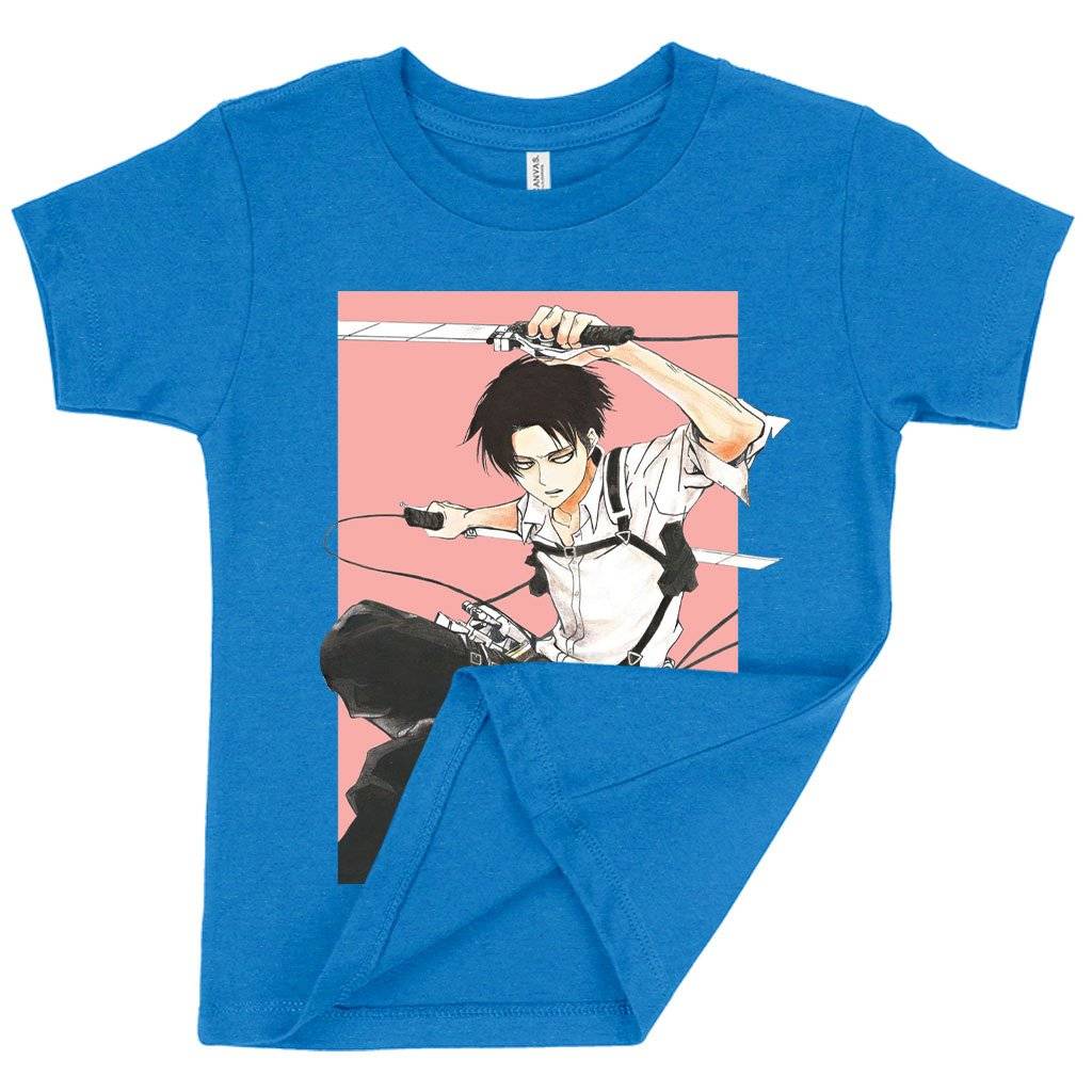 61687-0a621e.jpeg Toddler Levi Ackerman T-Shirt - Best Anime T-Shirts Kids & Baby Toddler Clothing Color : Athletic Heather|Heather Dust|Heather Columbia Blue