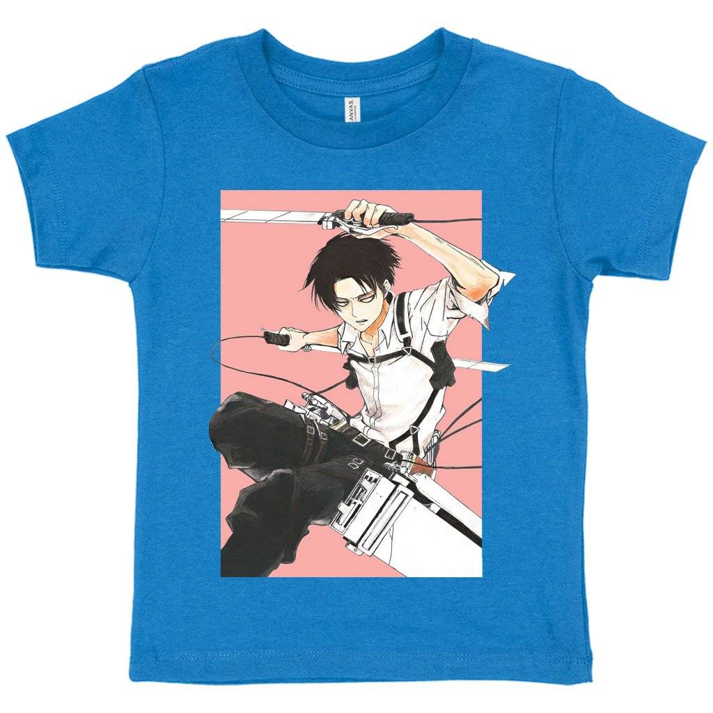 61687-2784c1.jpeg Toddler Levi Ackerman T-Shirt - Best Anime T-Shirts Kids & Baby Toddler Clothing Color : Athletic Heather|Heather Dust|Heather Columbia Blue