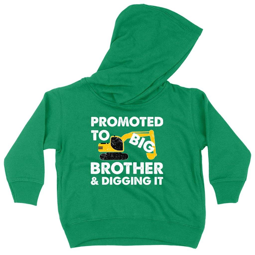 61692-099819.jpeg Toddler Promoted to Big Brother Hoodie - Big Brother Hoodie Announcement - Pregnancy Announcement Hoodies Kids & Baby Toddler Clothing Color : Red|Kelly|Turquoise