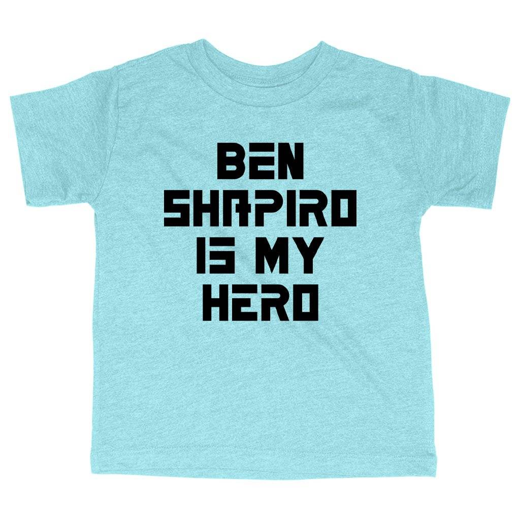 61774-2b259a.jpeg Triblend Toddler Ben Shapiro Is My Hero T-Shirt - Ben Shapiro T-Shirt - Ben Shapiro Merchandise Kids & Baby Toddler Clothing Color : Ice Blue Triblend|Olive Triblend|Peach Triblend