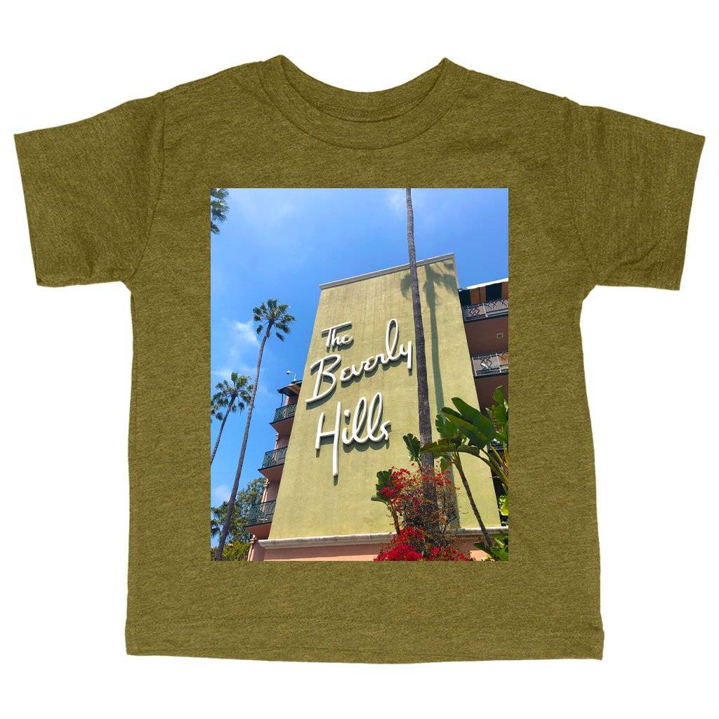 61776-f59405.jpeg Triblend Toddler Beverly Hills T-Shirt - 90210 T-Shirt Kids & Baby Toddler Clothing Color : Ice Blue Triblend|Olive Triblend|Peach Triblend