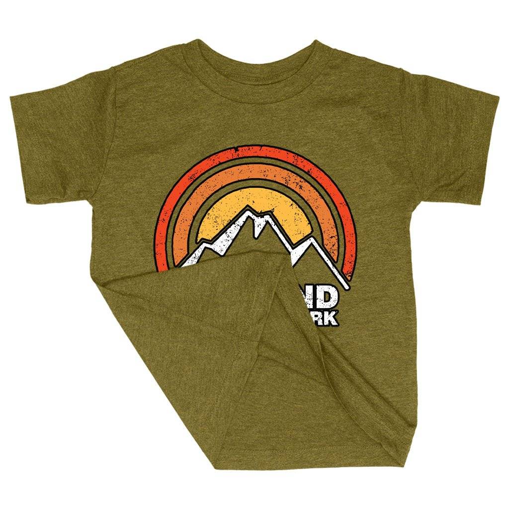 61777-438647.jpeg Triblend Toddler Big Bend T-Shirt - Mountain T-Shirt Kids & Baby Toddler Clothing Color : Ice Blue Triblend|Olive Triblend|Peach Triblend