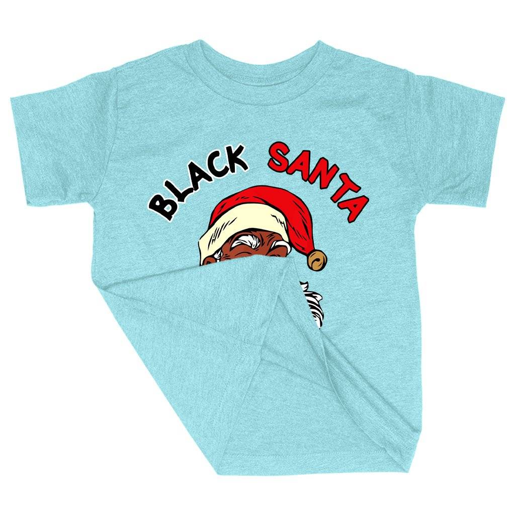 61781-323009.jpeg Triblend Toddler Black Santa Matters T-Shirt - Black Christmas T-Shirts Kids & Baby Toddler Clothing Color : Ice Blue Triblend|Olive Triblend|Peach Triblend