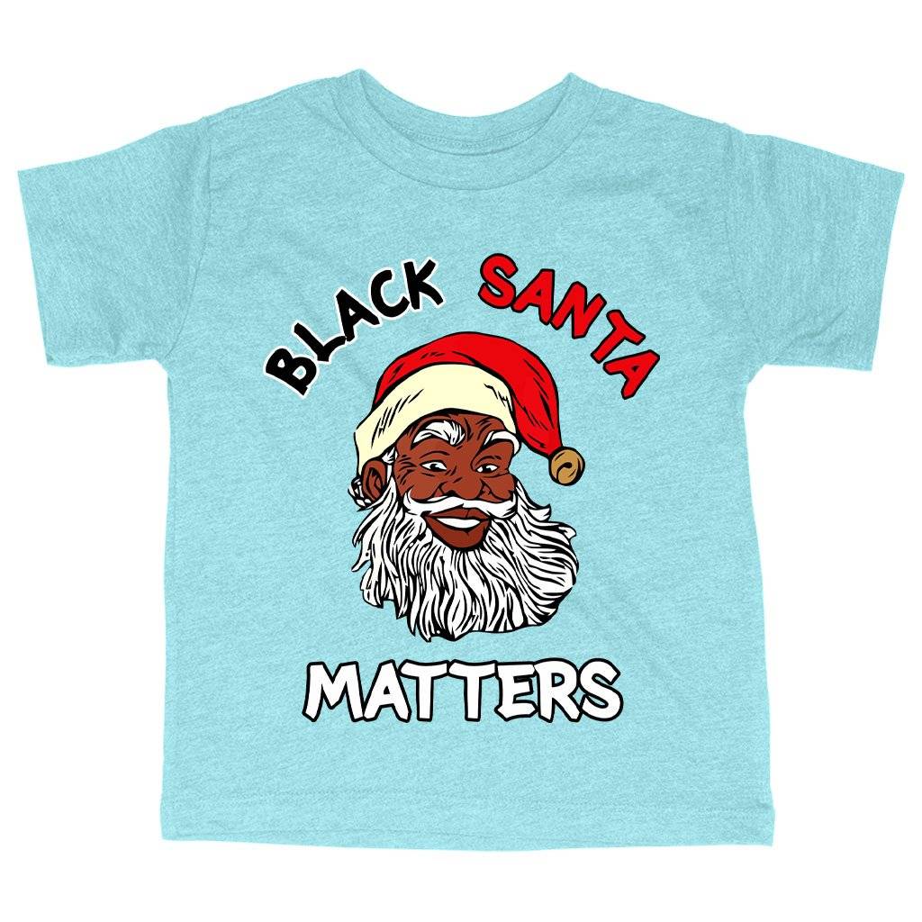 61781-378e35.jpeg Triblend Toddler Black Santa Matters T-Shirt - Black Christmas T-Shirts Kids & Baby Toddler Clothing Color : Ice Blue Triblend|Olive Triblend|Peach Triblend