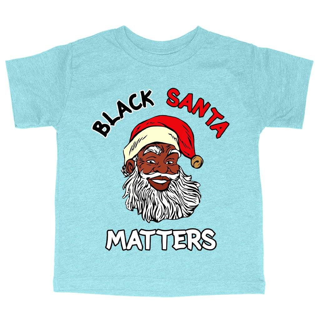 61781-9d5455.jpeg Triblend Toddler Black Santa Matters T-Shirt - Black Christmas T-Shirts Kids & Baby Toddler Clothing Color : Ice Blue Triblend|Olive Triblend|Peach Triblend