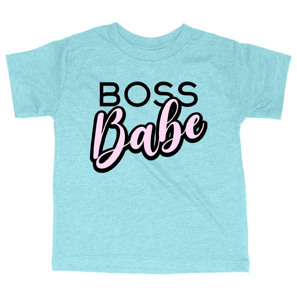 61786-81df19.jpeg Triblend Toddler Boss Babe Graphic T-Shirt Kids & Baby Toddler Clothing Color : Ice Blue Triblend|Olive Triblend|Peach Triblend