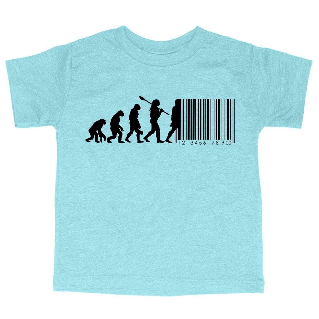 61788-cda49e.jpeg Triblend Toddler Human Barcode T-Shirt Kids & Baby Toddler Clothing Color : Ice Blue Triblend|Olive Triblend|Peach Triblend