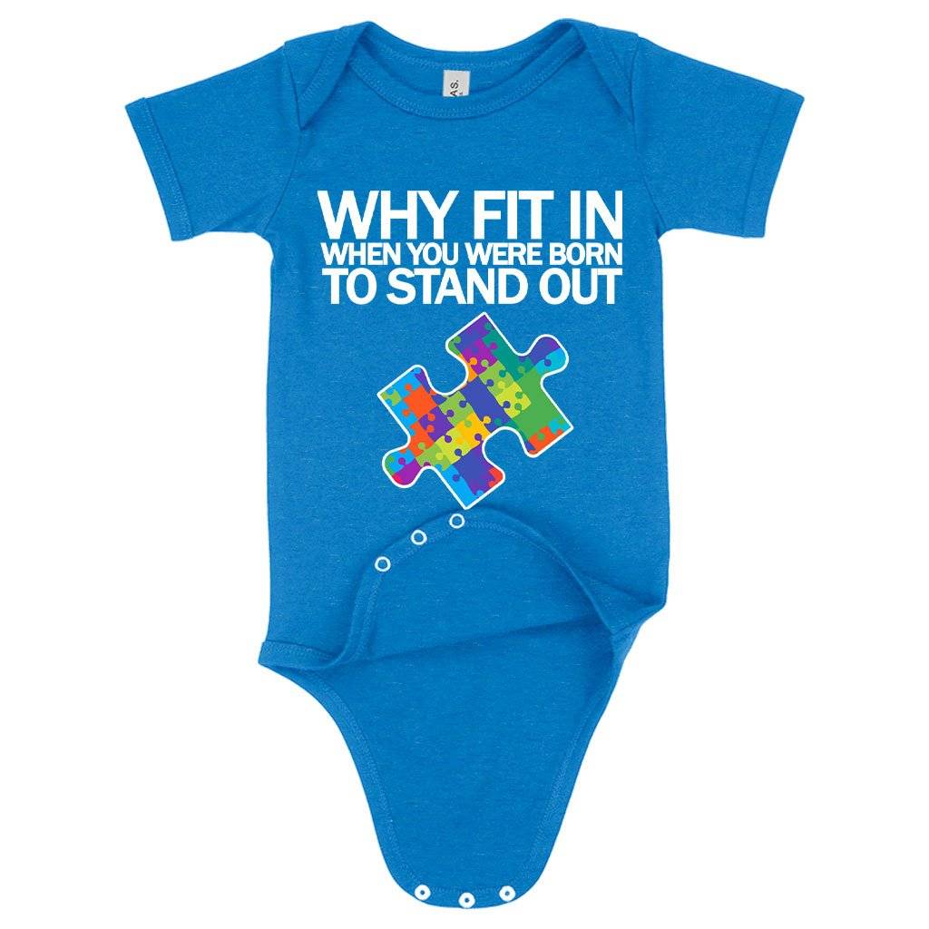 62187-bbe424.jpeg Baby Jersey Autism Puzzle Onesie - Autism Onesie Ideas - Autism Awareness Onesie Baby Clothing Kids & Baby Color : White|Heather Columbia Blue|Yellow