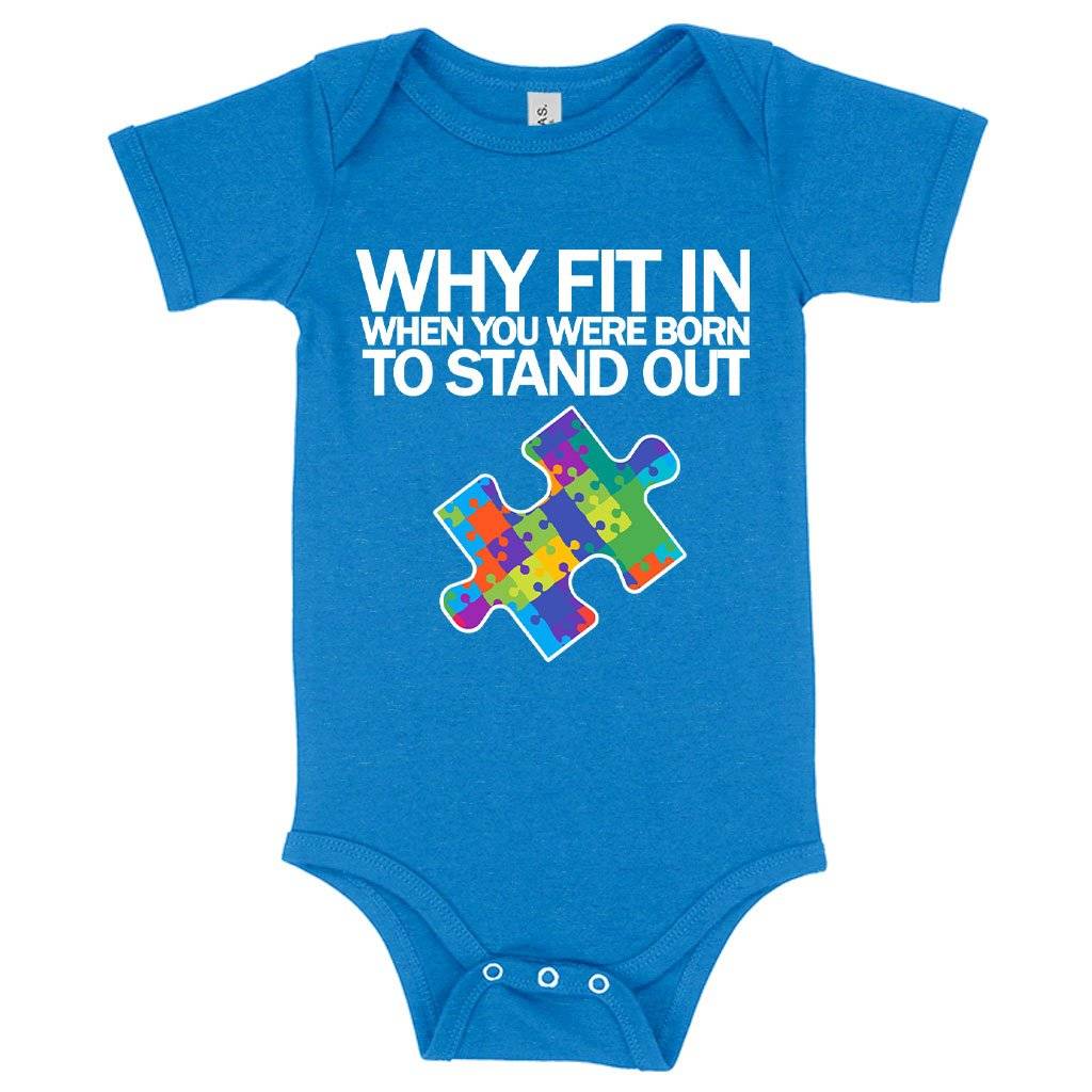 62187-d816fe.jpeg Baby Jersey Autism Puzzle Onesie - Autism Onesie Ideas - Autism Awareness Onesie Baby Clothing Kids & Baby Color : White|Heather Columbia Blue|Yellow