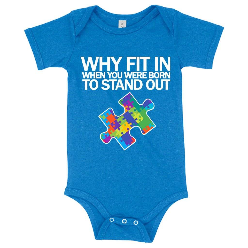 62187-e0ab1d.jpeg Baby Jersey Autism Puzzle Onesie - Autism Onesie Ideas - Autism Awareness Onesie Baby Clothing Kids & Baby Color : White|Heather Columbia Blue|Yellow