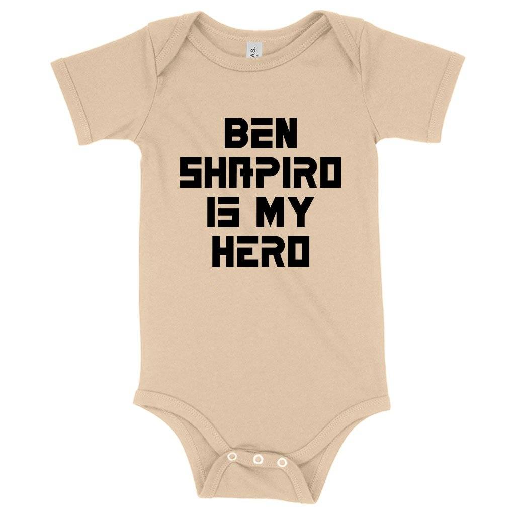 62188-721402.jpeg Baby Jersey Ben Shapiro Is My Hero Onesie - Ben Shapiro Onesie - Ben Shapiro Merchandise Baby Clothing Kids & Baby Color : White|Heather Dust|Asphalt