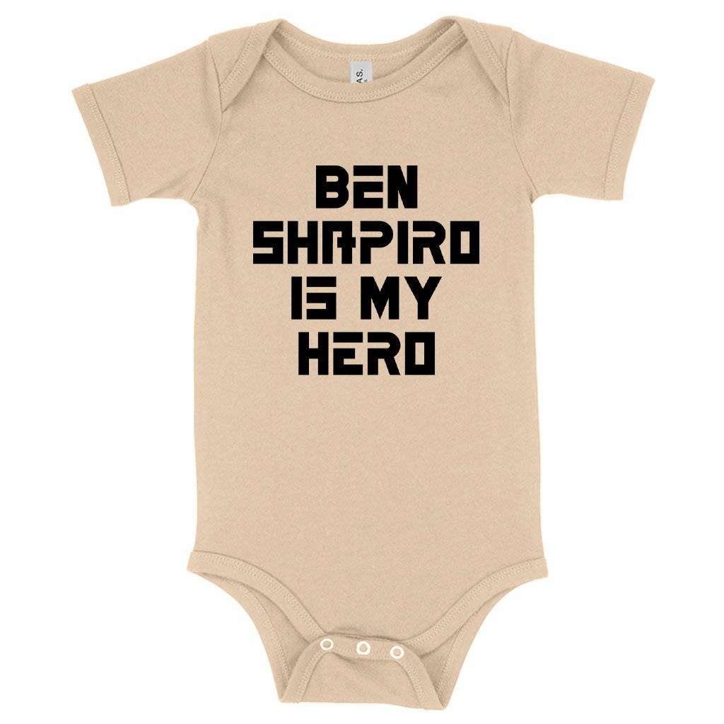 62188-f5d83a.jpeg Baby Jersey Ben Shapiro Is My Hero Onesie - Ben Shapiro Onesie - Ben Shapiro Merchandise Baby Clothing Kids & Baby Color : White|Heather Dust|Asphalt