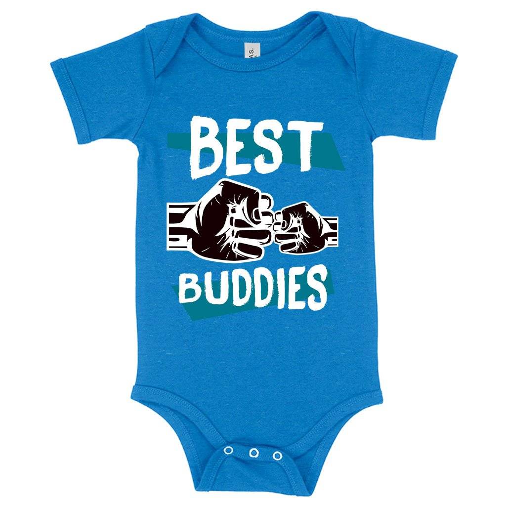 62191-33912d.jpeg Baby Jersey Best Buddies Onesie - Best Friend Onesies Baby Clothing Kids & Baby Color : White|Yellow|Heather Columbia Blue