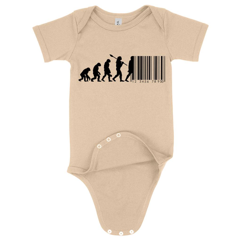 62194-a97427.jpeg Baby Jersey Human Barcode Onesie Baby Clothing Kids & Baby Color : White|Heather Dust|Yellow