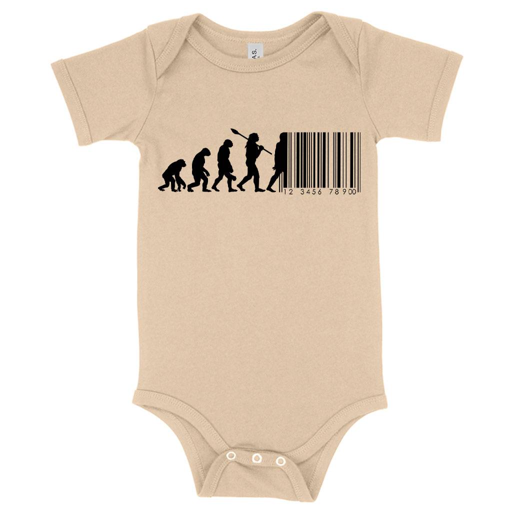62194-de3ea7.jpeg Baby Jersey Human Barcode Onesie Baby Clothing Kids & Baby Color : White|Heather Dust|Yellow
