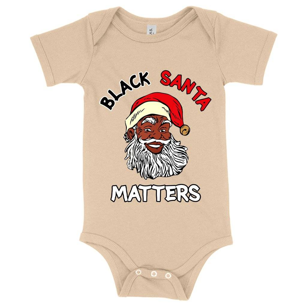 62195-3a8434.jpeg Baby Jersey Black Santa Matters Onesie - Black Christmas Onesies Baby Clothing Kids & Baby Color : Yellow|Heather Dust|White