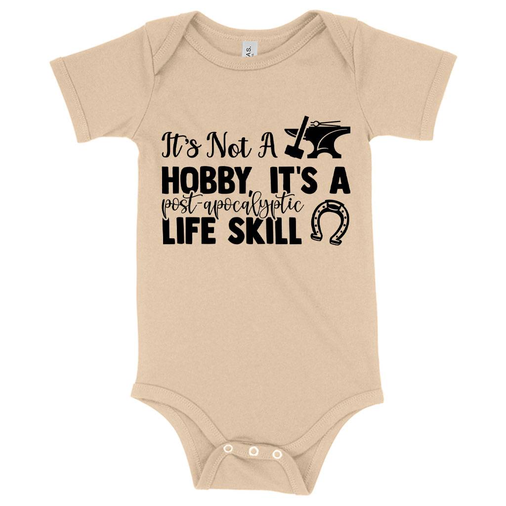 62198-636b80.jpeg Baby Jersey It’s Not a Hobby Onesie - Funny Blacksmith Onesie Baby Clothing Kids & Baby Color : Asphalt|Heather Dust|Yellow