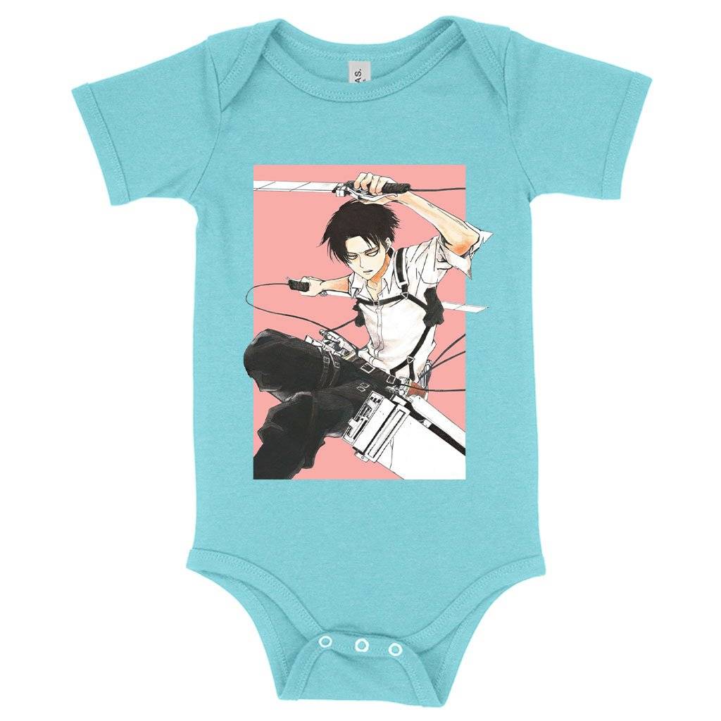 62201-93d310.jpeg Baby Levi Ackerman Onesie - Best Anime Onesies Baby Clothing Kids & Baby Color : Peach Triblend|Ice Blue Triblend|Gray Triblend