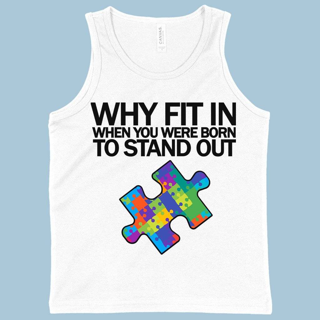 62261-c8dae1.jpeg Kids' Autism Puzzle Tank - Autism Tank Ideas - Autism Awareness Tank Kids & Baby Kids' Clothing Color : White|Athletic Heather|Black