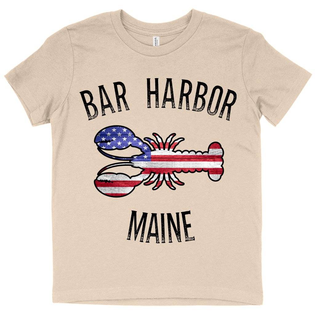 62660-1e6667.jpeg Kids' Bar Harbor Maine T-Shirt - Bar Harbor Clothing Kids & Baby Kids' Clothing Color : Natural|Mustard