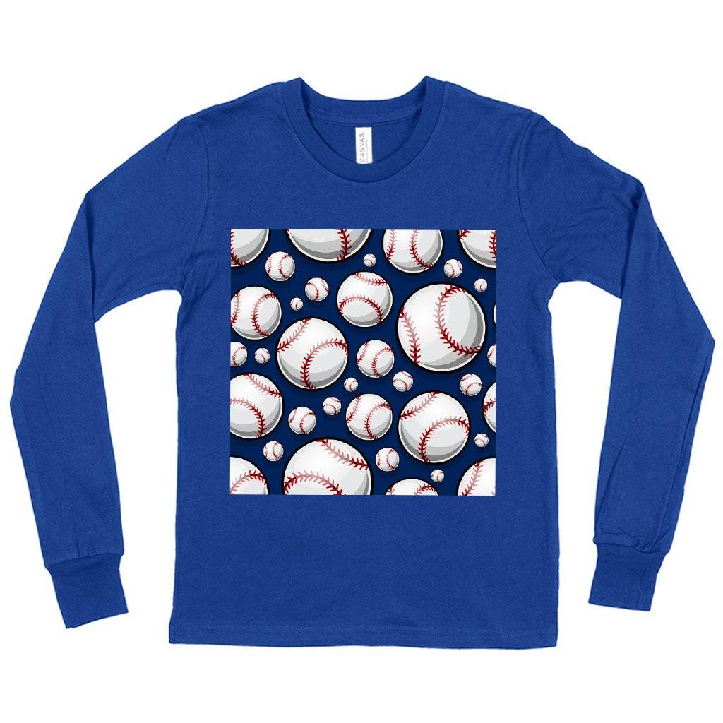 62661-d43fc2.jpeg Kids' Baseball Graphic Long Sleeve T-Shirt - Printed Baseball T-Shirts Kids & Baby Kids' Clothing Color : True Royal Blue|Gray Triblend|Dark Gray Heather