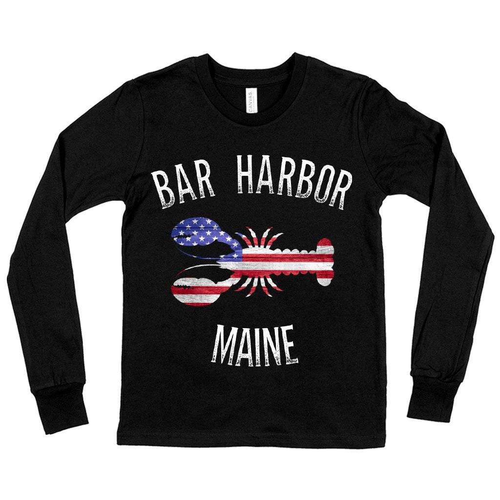62662-160c07.jpeg Kids' Bar Harbor Maine Long Sleeve T-Shirt - Bar Harbor Clothing Kids & Baby Kids' Clothing Color : Gray Triblend|Heather Yellow Gold|Black