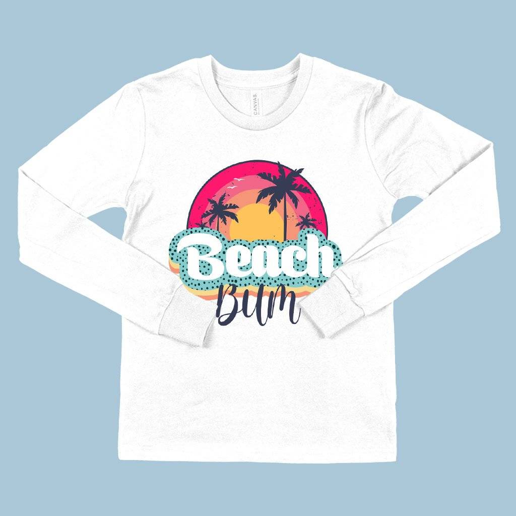 62667-a99780.jpeg Kids' Beach Bum Long Sleeve T-Shirt - Beach Bum Clothes Kids & Baby Kids' Clothing Color : White|Heather Yellow Gold|Black