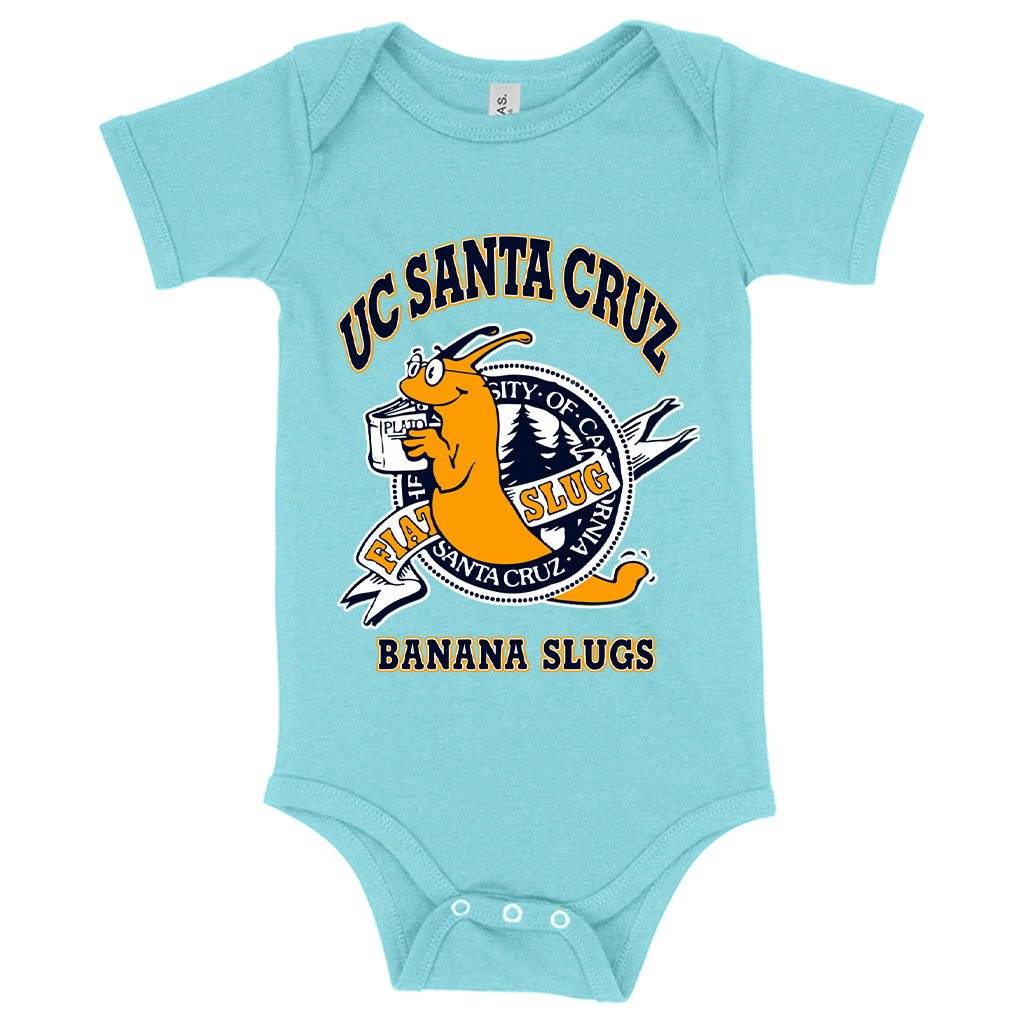 62793-523267.jpeg Baby UC Santa Cruz Onesie - Banana Slugs Onesie Baby Clothing Kids & Baby Color : Peach Triblend|Ice Blue Triblend|Gray Triblend