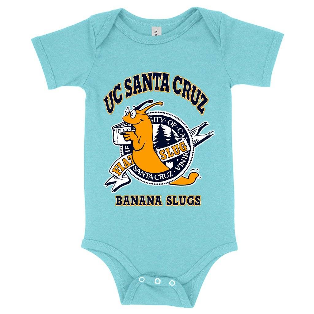 62793-6a5c20.jpeg Baby UC Santa Cruz Onesie - Banana Slugs Onesie Baby Clothing Kids & Baby Color : Peach Triblend|Ice Blue Triblend|Gray Triblend