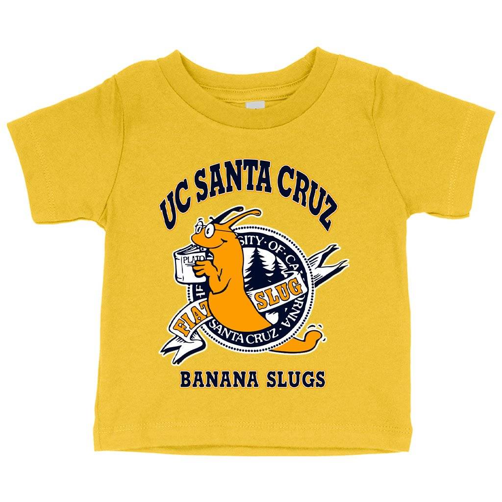 62803-162b34.jpeg Baby UC Santa Cruz T-Shirt - Banana Slugs T-Shirt Baby Clothing Kids & Baby Color : Yellow|White|Athletic Heather