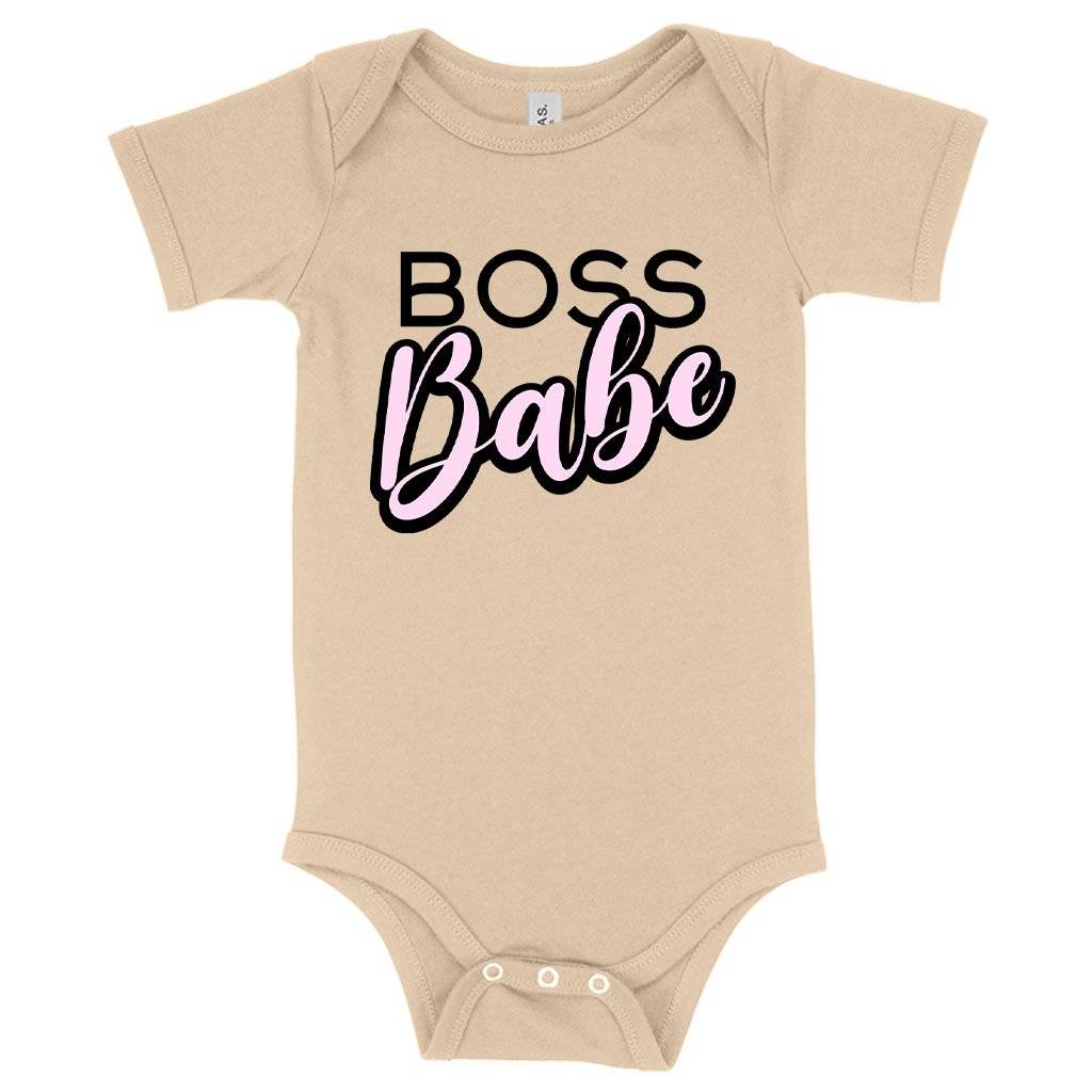 62914-0bb7ac.jpeg Baby Jersey Boss Babe Graphic Onesie Baby Clothing Kids & Baby Color : White|Heather Dust|Pink