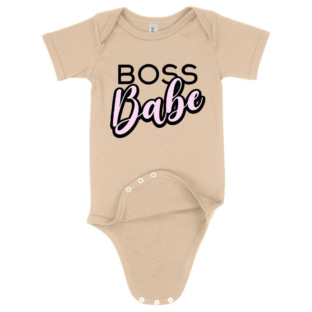62914-88bf42.jpeg Baby Jersey Boss Babe Graphic Onesie Baby Clothing Kids & Baby Color : White|Heather Dust|Pink
