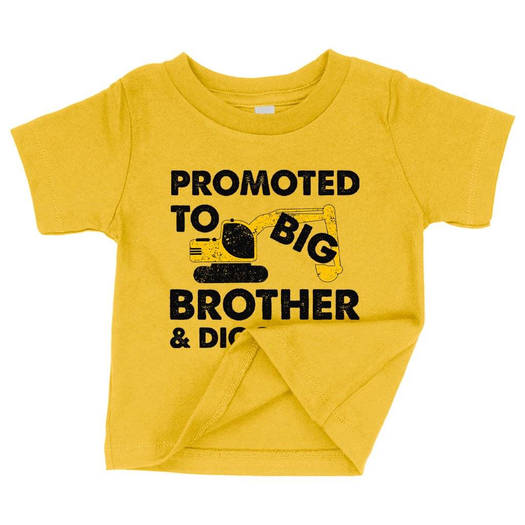 62925-508473.jpeg Baby Promoted to Big Brother T-Shirt - Big Brother T-Shirt Announcement - Pregnancy Announcement T-Shirts Baby Clothing Kids & Baby Color : Athletic Heather|Yellow|Navy