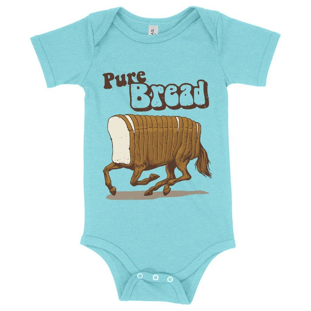 62926-0330b3.jpeg Baby Pure Bread Onesie - Funny Onesies Baby Clothing Kids & Baby Color : Gray Triblend|Peach Triblend|Ice Blue Triblend