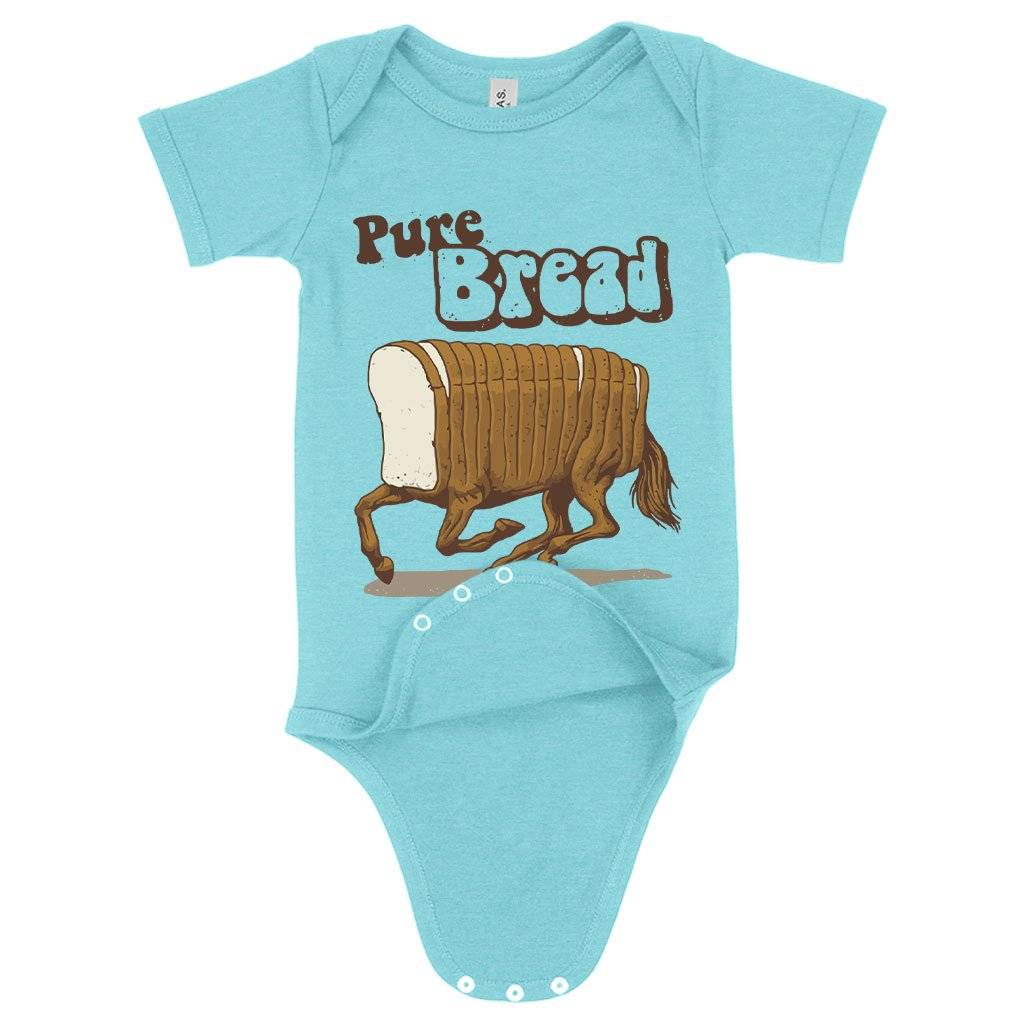 62926-e42590.jpeg Baby Pure Bread Onesie - Funny Onesies Baby Clothing Kids & Baby Color : Gray Triblend|Peach Triblend|Ice Blue Triblend