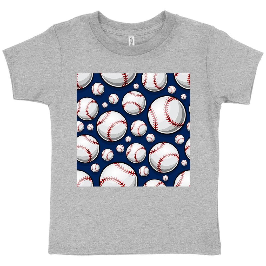 63005-39bad9.jpeg Toddler Baseball Graphic T-Shirt - Printed Baseball T-Shirts Kids & Baby Toddler Clothing Color : Athletic Heather|Kelly|Heather Columbia Blue