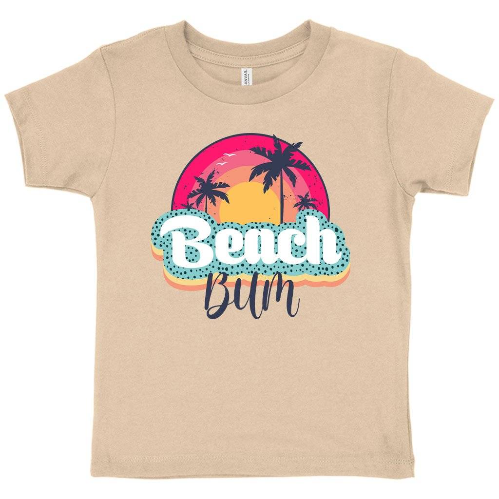 63011-5c08f5.jpeg Toddler Beach Bum T-Shirt - Beach Bum Clothes Kids & Baby Toddler Clothing Color : Heather Dust|Heather Yellow Gold|Athletic Heather