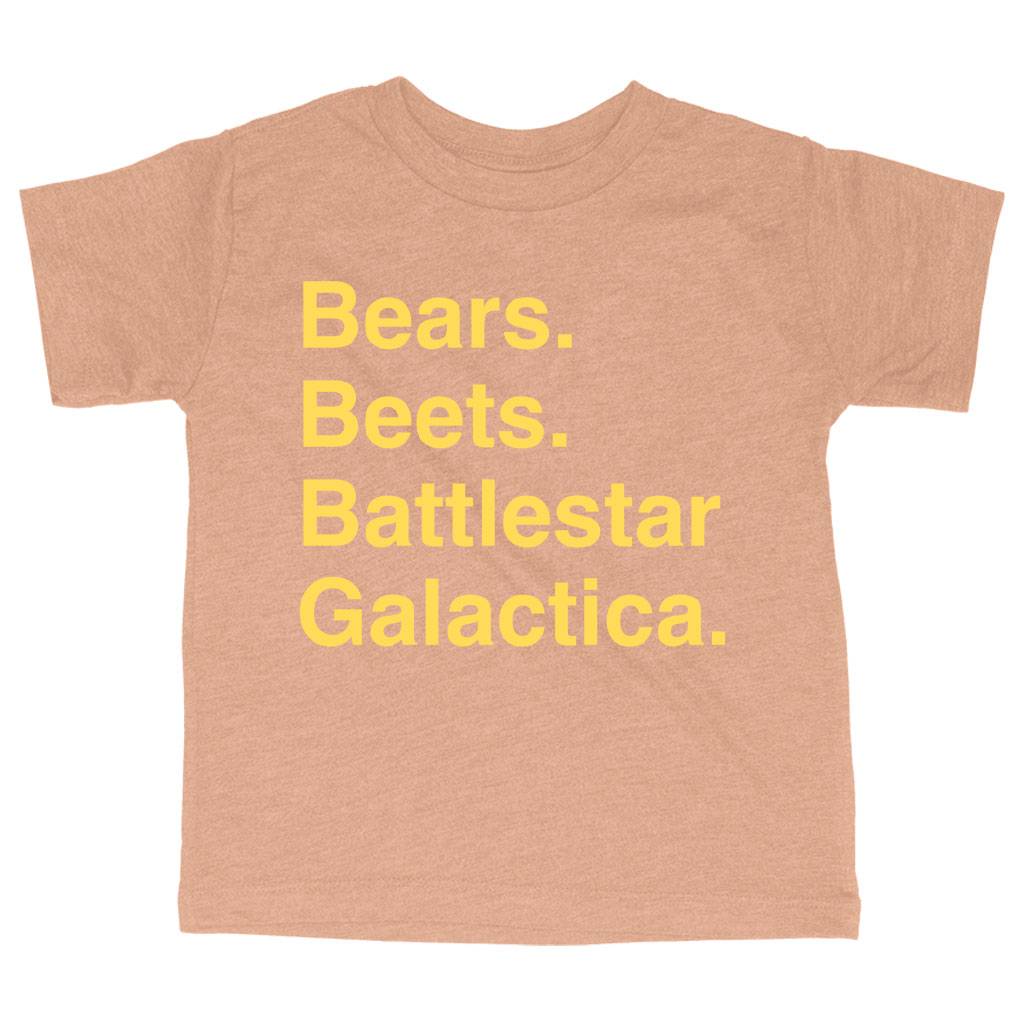 63028-16cb4d.jpeg Triblend Toddler Bears Beets Battlestar Galactica T-Shirt - BSG T-Shirt Kids & Baby Toddler Clothing Color : Ice Blue Triblend|Olive Triblend|Peach Triblend