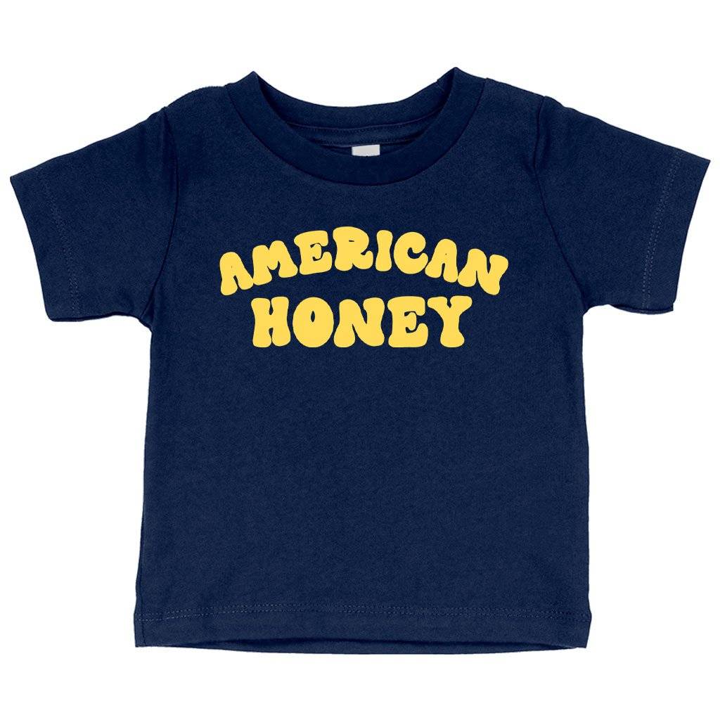 63412-8437c1.jpeg Baby American Honey T-Shirt - Graphic Tee Shirt Baby Clothing Kids & Baby Color : Pink|Navy|Heather Columbia Blue