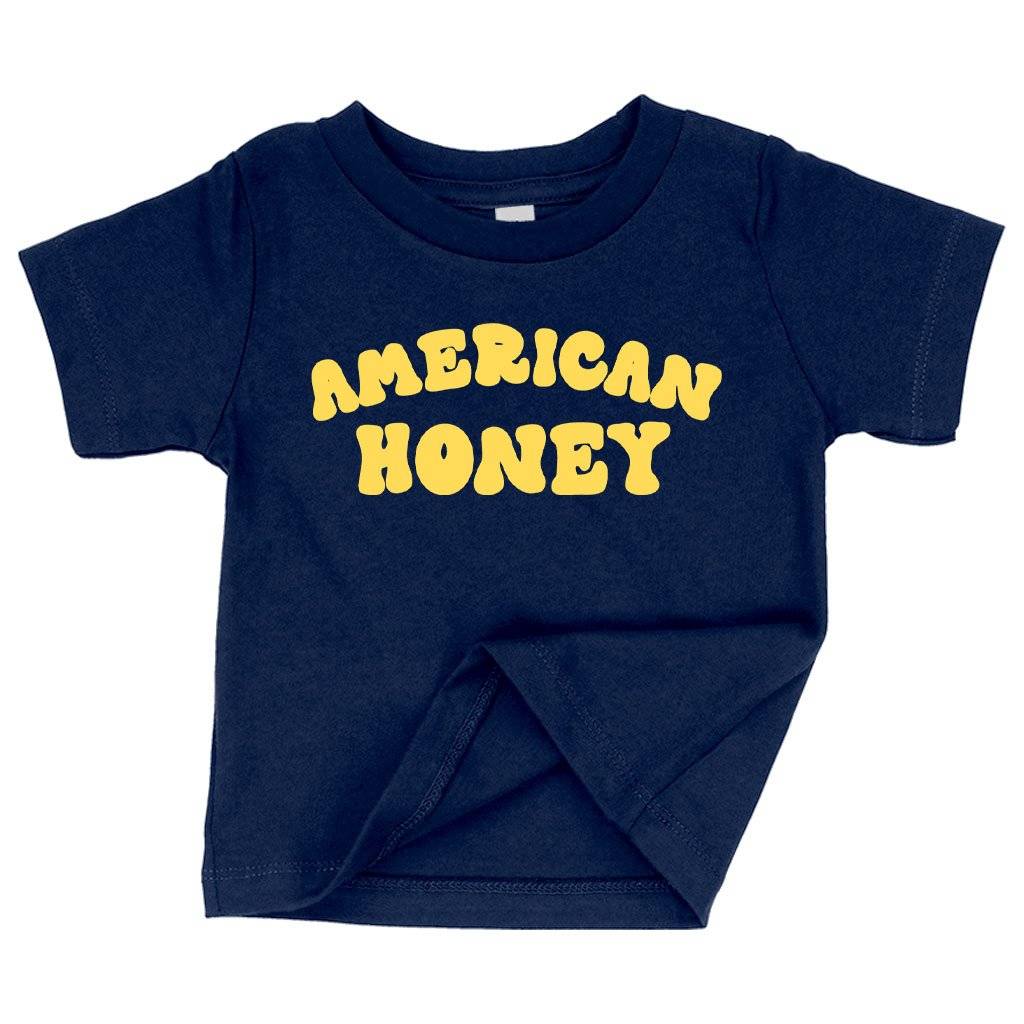 63412-9c7a89.jpeg Baby American Honey T-Shirt - Graphic Tee Shirt Baby Clothing Kids & Baby Color : Pink|Navy|Heather Columbia Blue
