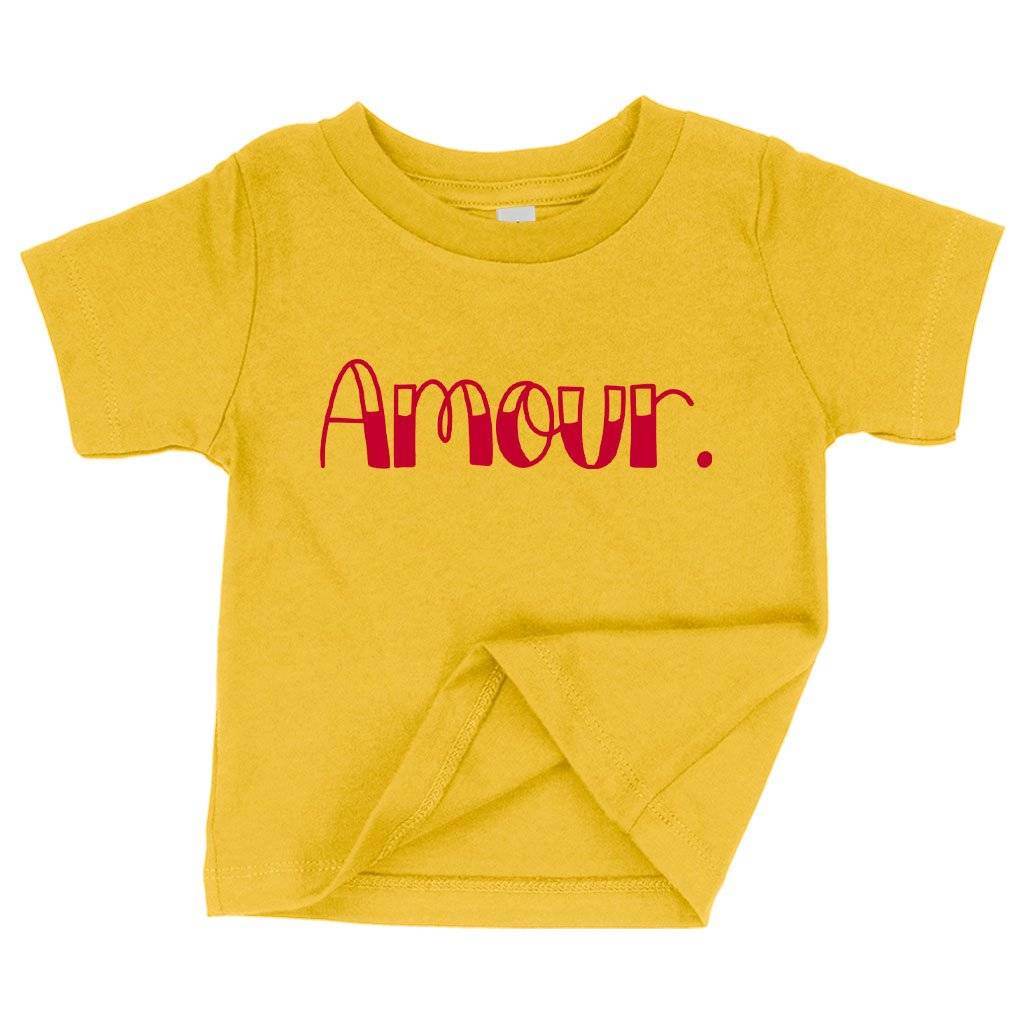 63414-b7db9c.jpeg Baby Amour T-Shirt - Love T-Shirt Baby Clothing Kids & Baby Color : Yellow|White|Pink