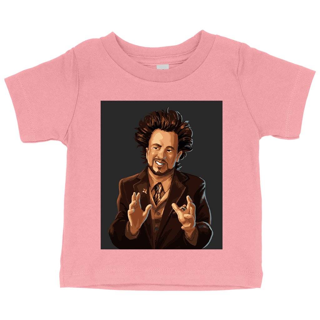 63415-142b02.jpeg Baby Ancient Aliens Meme T-Shirt Baby Clothing Kids & Baby Color : White|Pink|Athletic Heather