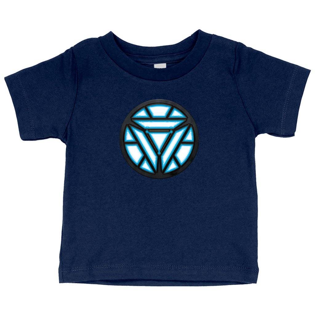 63418-f76fae.jpeg Baby Arc Reactor T-Shirt Baby Clothing Kids & Baby Color : Heather Columbia Blue|Athletic Heather|Navy