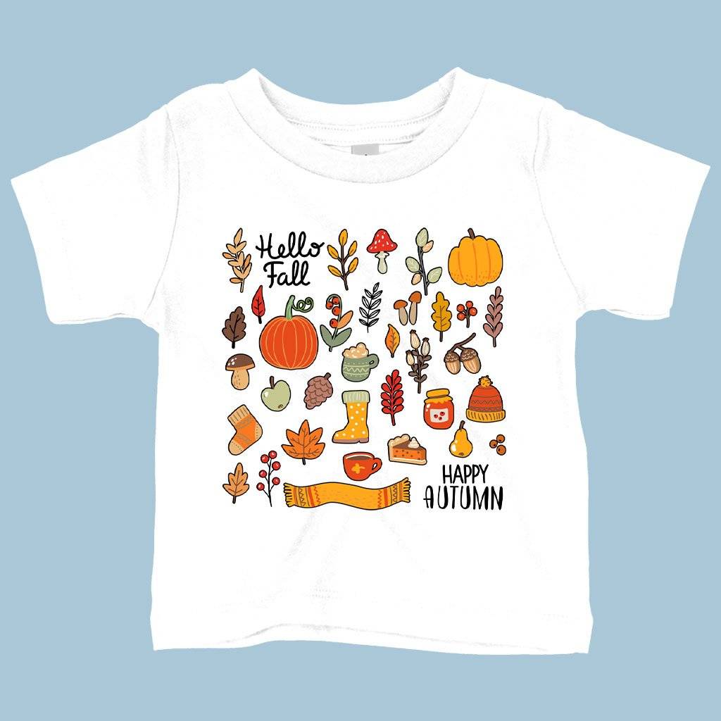 63422-6a1836.jpeg Baby Autumn T-Shirt - Fall Themed T-Shirts Baby Clothing Kids & Baby Color : Yellow|Heather Columbia Blue|White