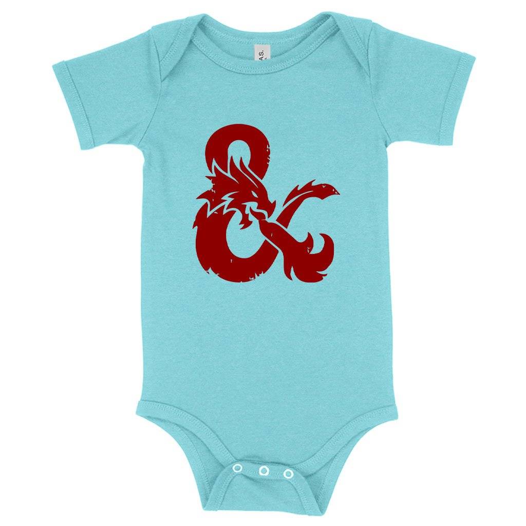 63429-147881.jpeg Baby Dragon Ampersand Onesie Baby Clothing Kids & Baby Color : Peach Triblend|Ice Blue Triblend|Gray Triblend