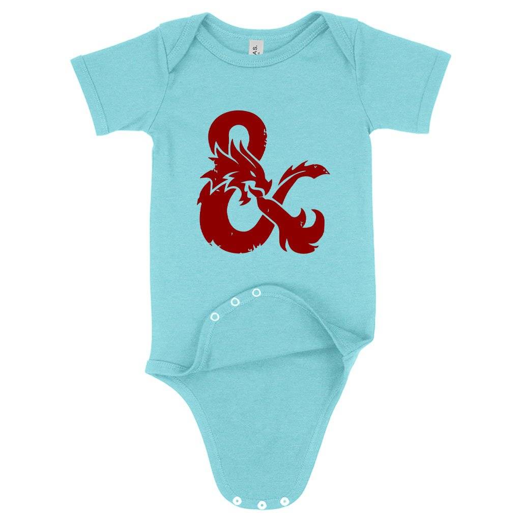 63429-76a048.jpeg Baby Dragon Ampersand Onesie Baby Clothing Kids & Baby Color : Peach Triblend|Ice Blue Triblend|Gray Triblend