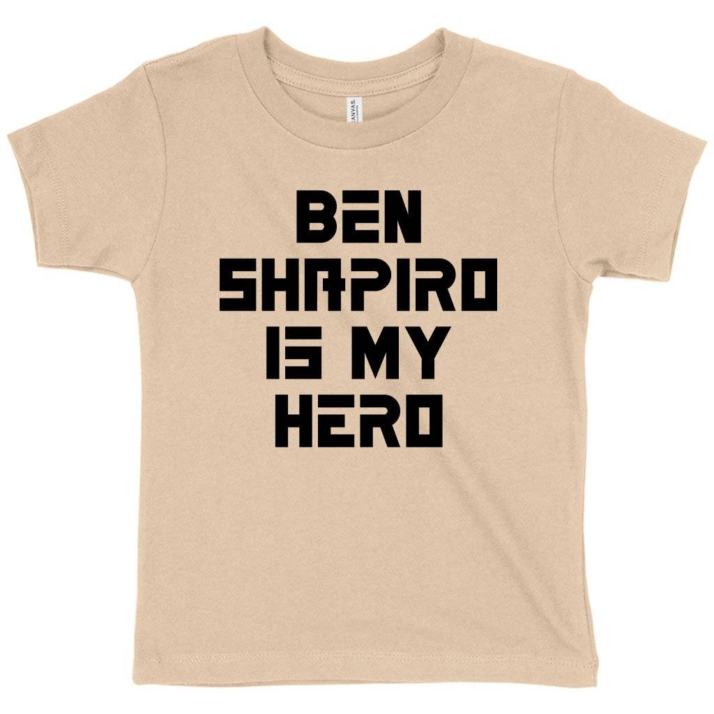 63505-01dbe2.jpeg Toddler Ben Shapiro Is My Hero T-Shirt - Ben Shapiro T-Shirt - Ben Shapiro Merchandise Kids & Baby Toddler Clothing Color : Heather Red|Heather Dust|Heather Columbia Blue