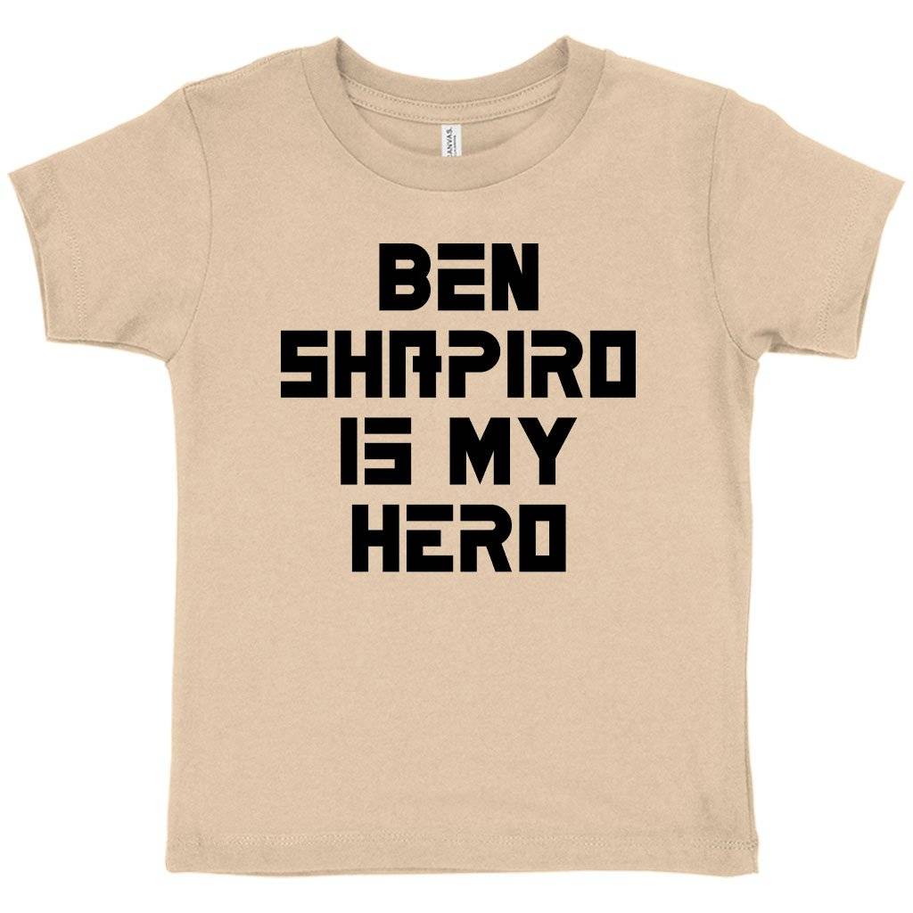 63505-060312.jpeg Toddler Ben Shapiro Is My Hero T-Shirt - Ben Shapiro T-Shirt - Ben Shapiro Merchandise Kids & Baby Toddler Clothing Color : Heather Red|Heather Dust|Heather Columbia Blue